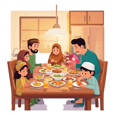 Tung tung tung sahur family sticker