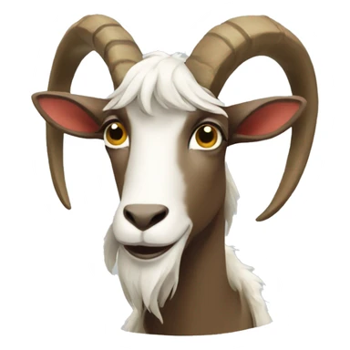 Yule goat sticker