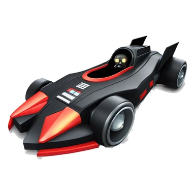 Radio controlled Formula Darth Vader’s race car, light saber headlights, exposed suspension  sticker