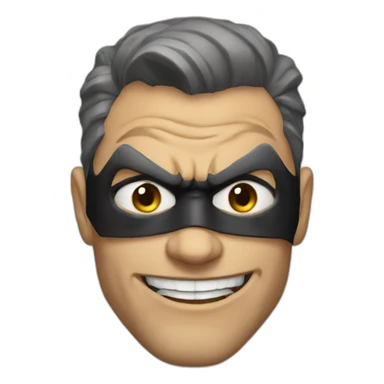 crazy batman sticker