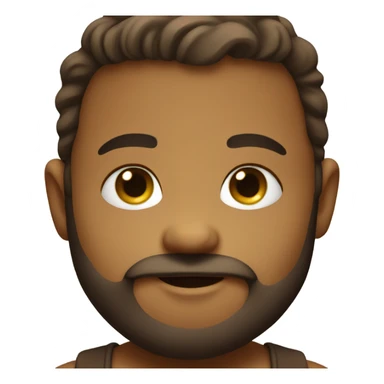 Bearded infant sticker