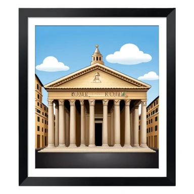 The Pantheon rome sticker