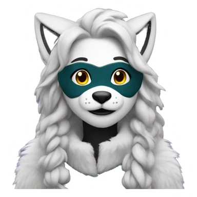 Woman fursuit sticker