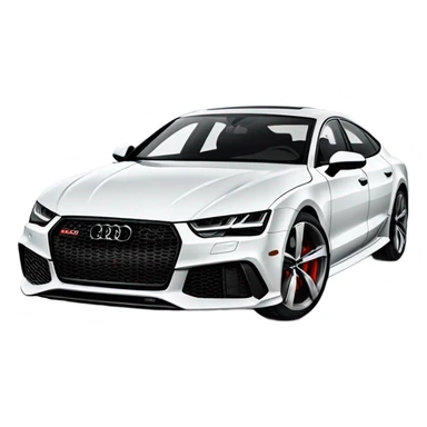 Audi rs7 sticker