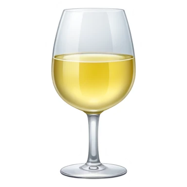 glass of white wine  sticker