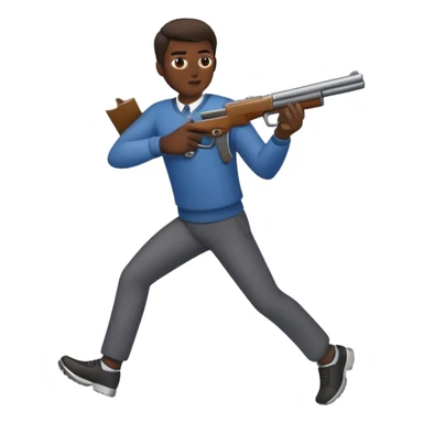 gta v gun small running sticker