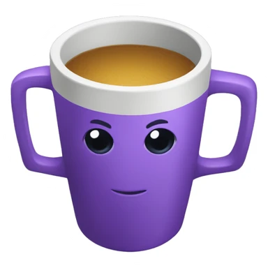 Purple stanly cup sticker