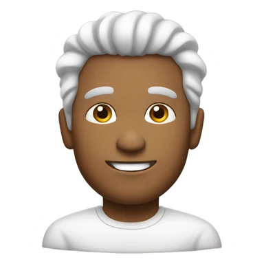 Hombre de piel blanca, con pelo de color negro   sticker