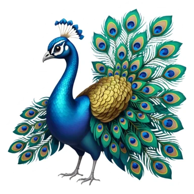 peacock sticker