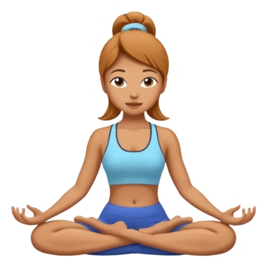 Yoga Practitioner woman  sticker