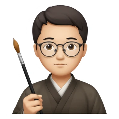 Ingeniero con letra china sticker