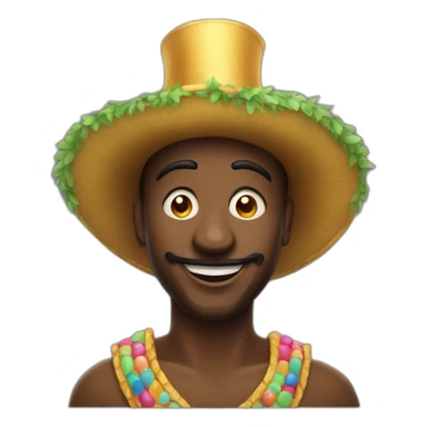 carnaval man sticker