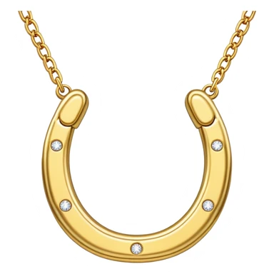 Horseshoe necklace sticker