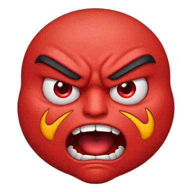 furious emoji sticker