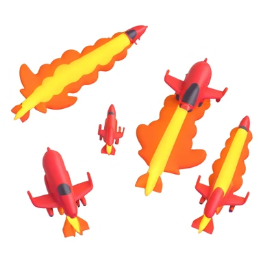 fire jets sticker