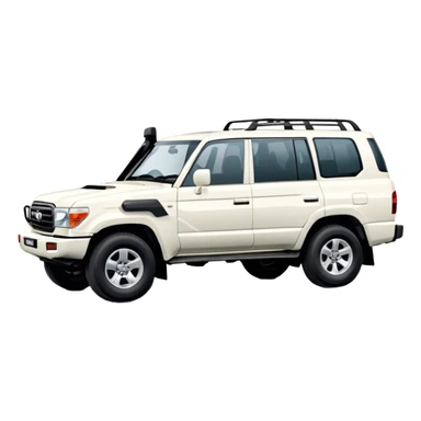 Toyota Land Cruiser - Toyota (Model Year: 2021) (Iconic colour: White) sticker