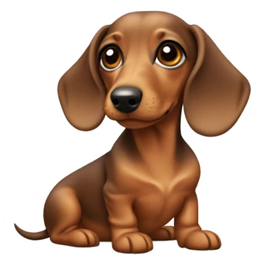 Miniature dachshund  sticker