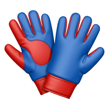One Hand glove in blue (#00A3E0) and red (#F9423A)  sticker