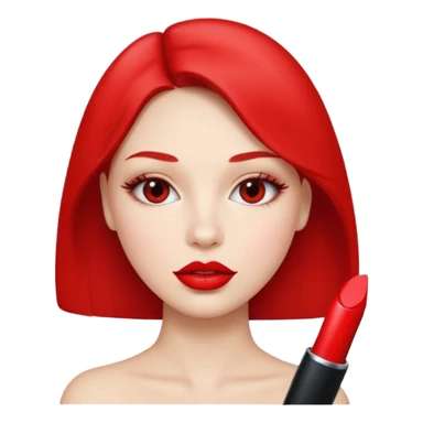 Girl with rad lips sticker