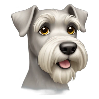Blonde schnauzer  sticker