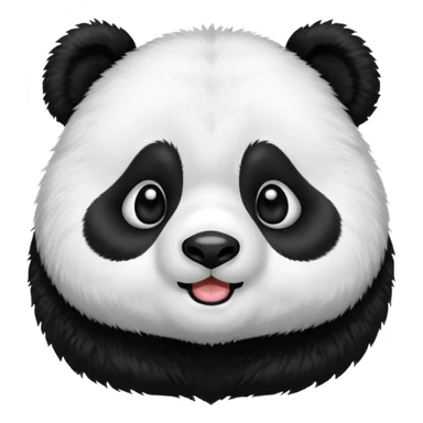 cute panda drooling sticker