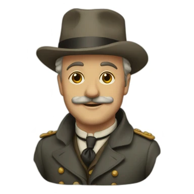 Vintage british man sticker