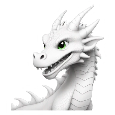 Dragon lineart sticker