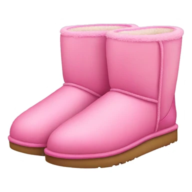 Pink uggs shoes  sticker