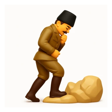 Convert the uploaded image into a 3D Apple-style emoji — preserve the key shapes, colors, and overall composition of the original image. Simplify the forms into clean. Apply glossy textures, soft lighting, smooth shading, and render everything in Apple emoji style on a clean white background

 sticker