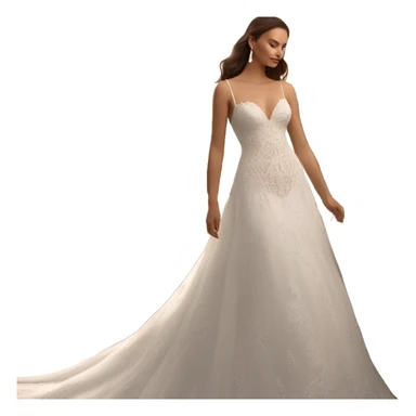 wedding dress  sticker