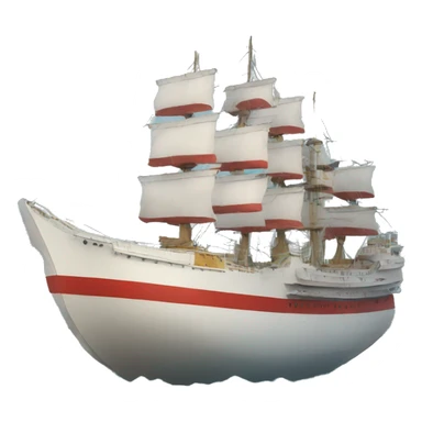 ship with rockets sticker