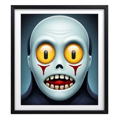 Horror movie sticker