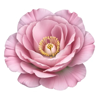 a Beautiful light pink flower Eustoma sticker