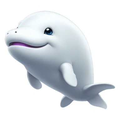 Beluga in blockchain world sticker