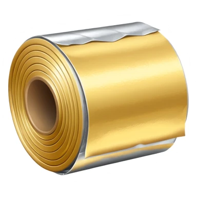 3 silver foil roll  sticker