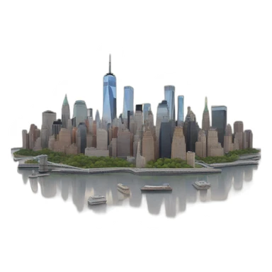 New York city Skyline sticker