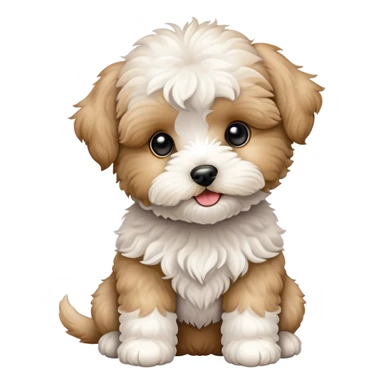 Maltipoo puppy sticker