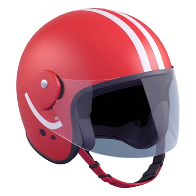 Tarkov-Killa emoji, close-up of helmet with red visor red stripes sticker