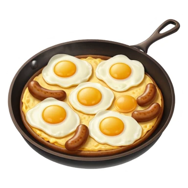 sausage and eggs sticker