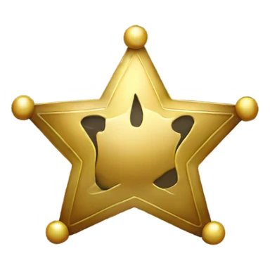 sheriff badge sticker