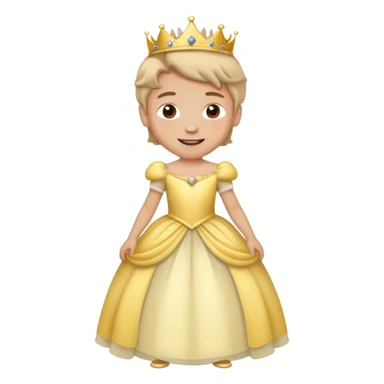 princess boy sticker