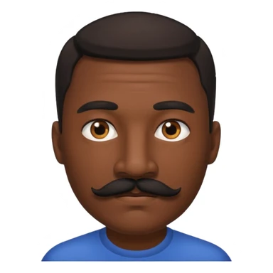 black mustache man,Big black mustache. sticker