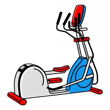 Clean blue mouthpiece for VO2 max testing, fitness laboratory equipment sticker