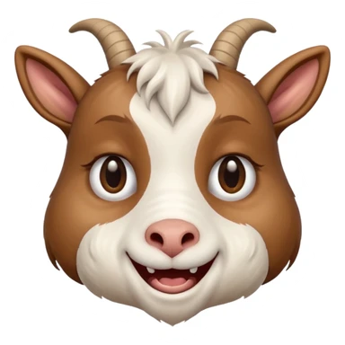 Goat Crying with laught sticker