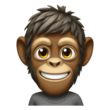 cool ass monkey sticker