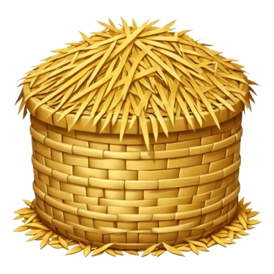 Straw or hay sticker