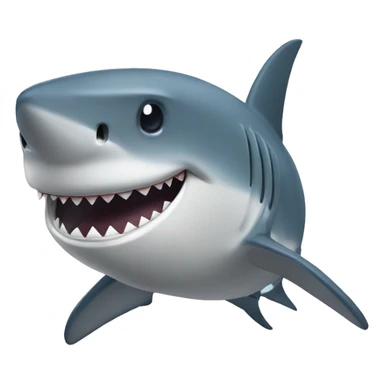 Shark wear hat sticker