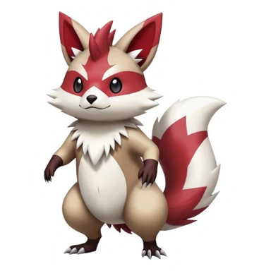  Zigzagoon-Furret-Zangoose-Hybrid (Full body) sticker