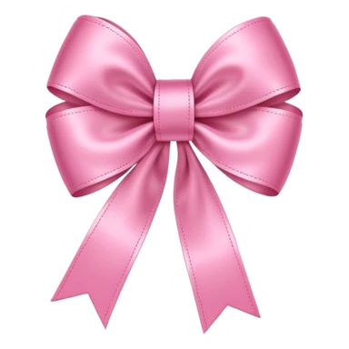 pink iphone with ribbon sticker