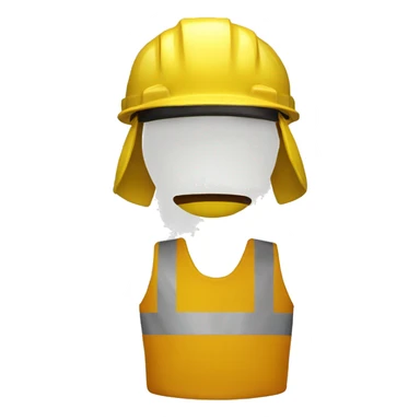 yellow helmet construction CONSTRUCTION HELMET sticker